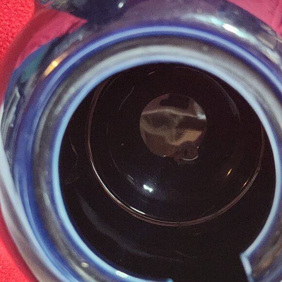 Classic Bistro Bright Cobalt 2 Cup Infuser Personal Porcelain Teapot w/Metal Lid - Picture 12 of 16